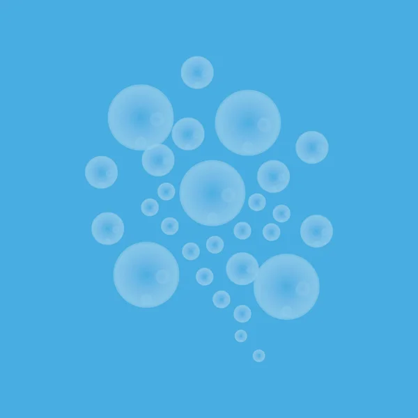 自然逼真的泡沫设计 — 图库矢量图片