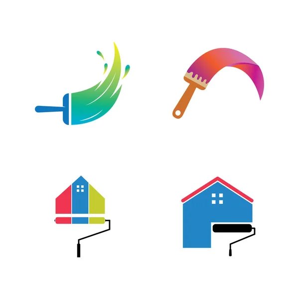 Farbe Logo Vorlage Vektor Symbol Illustration Design — Stockvektor
