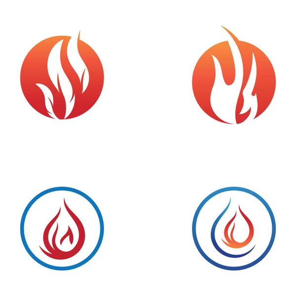 Пылающий Огонь Угли Логотип Огненного Шара Векторное Изображение Символа Редактированием — стоковый вектор