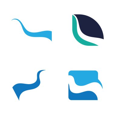 Nehir vektörü resimleme tasarımı