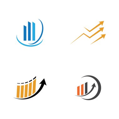 Business Finance Logo şablon vektör simgesi tasarımı