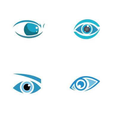 Marka Kimliği Kurumsal Göz Bakımı vektör logosu tasarımı
