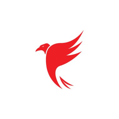 Falcon Logo Şablonu vektör çizimi tasarımı