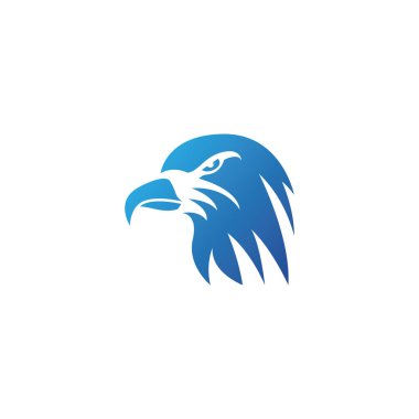 Falcon Logo Şablonu vektör çizimi tasarımı
