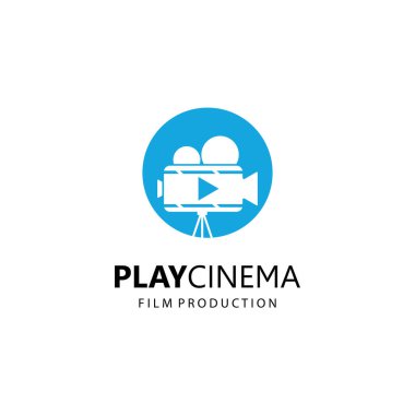 Sinema filmi vektör tasarımı illüstrasyonu