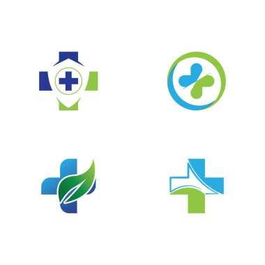Sağlık Tıbbi Logosu vektör illüstrasyon tasarımı