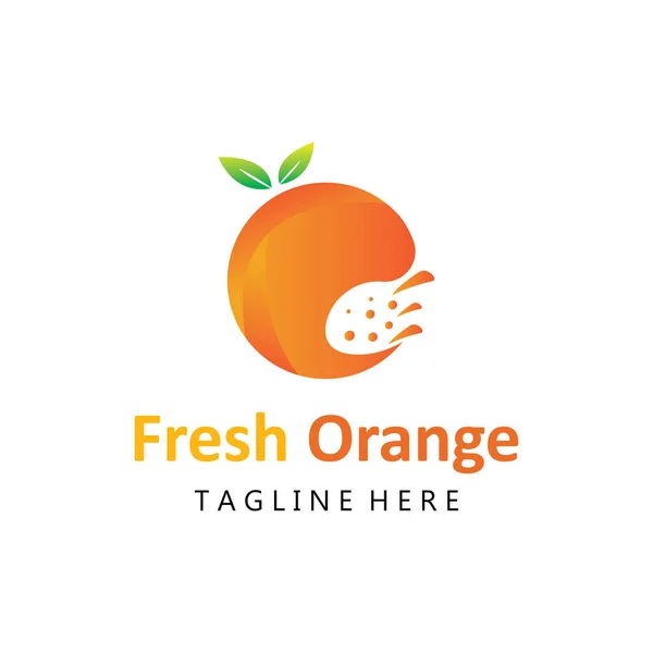 Дизайн Оранжевого Логотипа — стоковый вектор