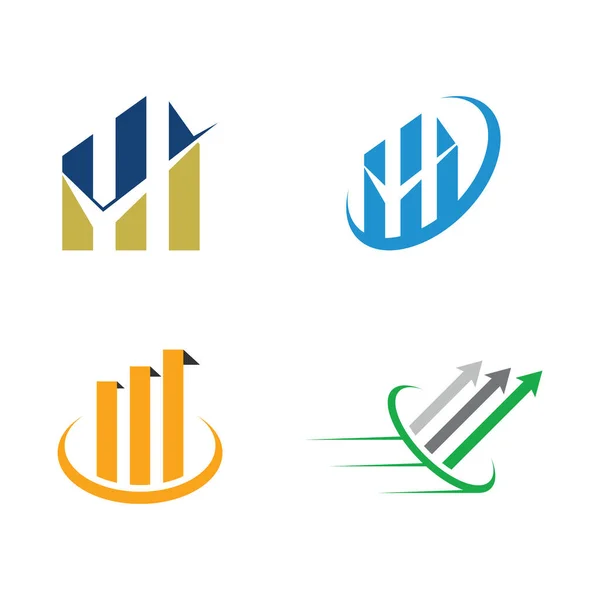Business Finance Logo şablon vektör simgesi tasarımı