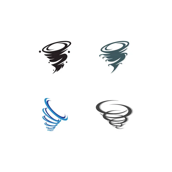 Tornado Logo Symbol Vektor Illustration Design — Stockvektor