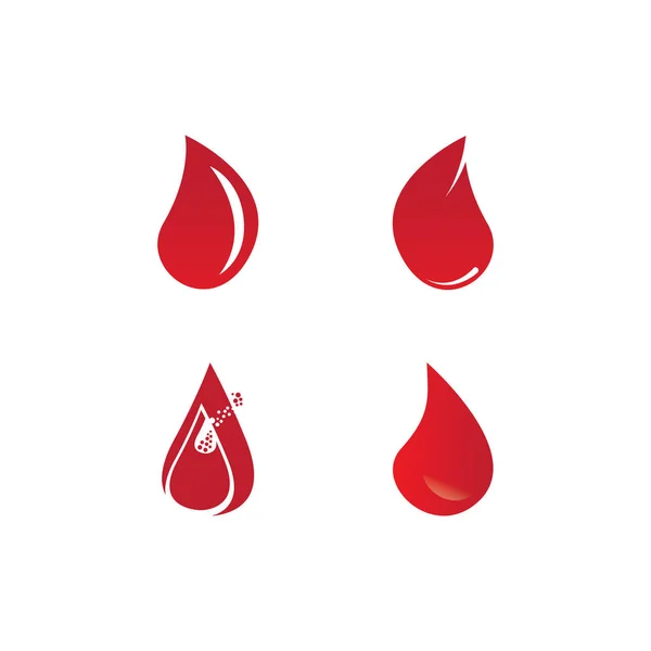Ilustracja Wektorowa Dawcy Kropla Krwi — Wektor stockowy