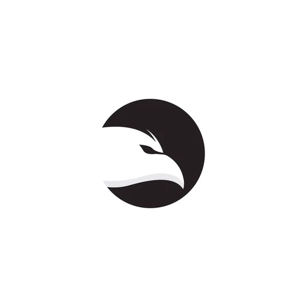 Valk Logo Template Vector Illustratie Ontwerp — Stockvector