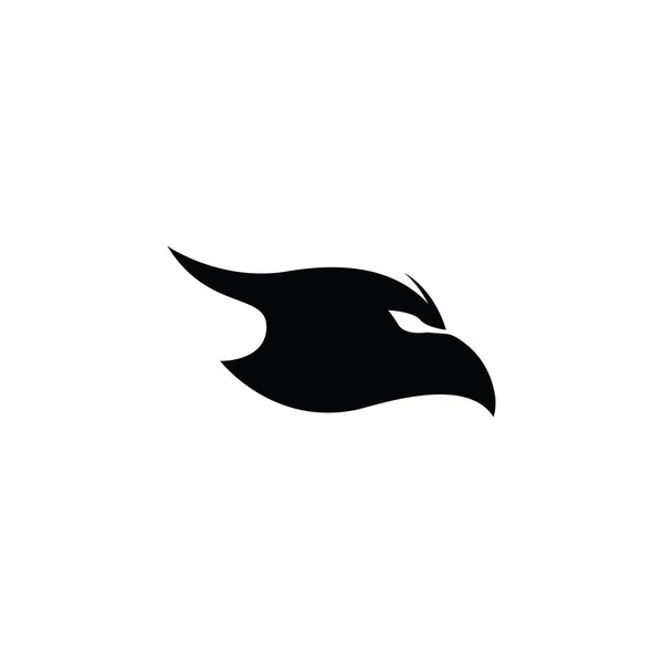 Falcon Logo Template Vector Illustration Design — Stock Vector
