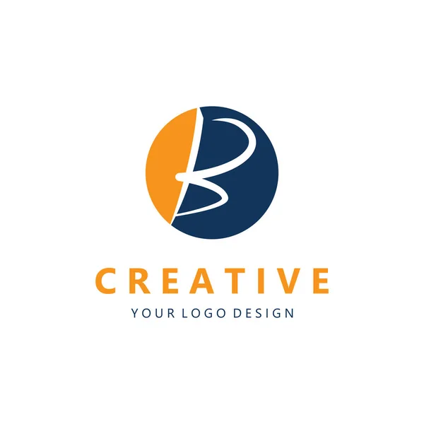 Carta Logotipo Modelo Vetor Ilustração — Vetor de Stock