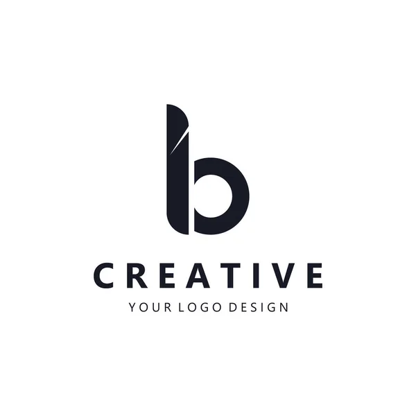 Illustration Vectorielle Modèle Logo Lettre — Image vectorielle