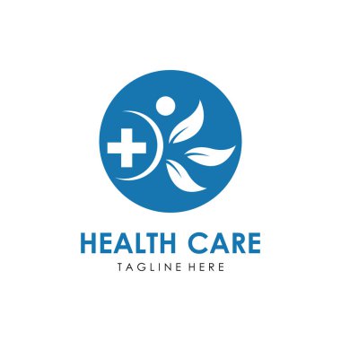 İnsan karakteri logosu çizim vektörü tasarımı