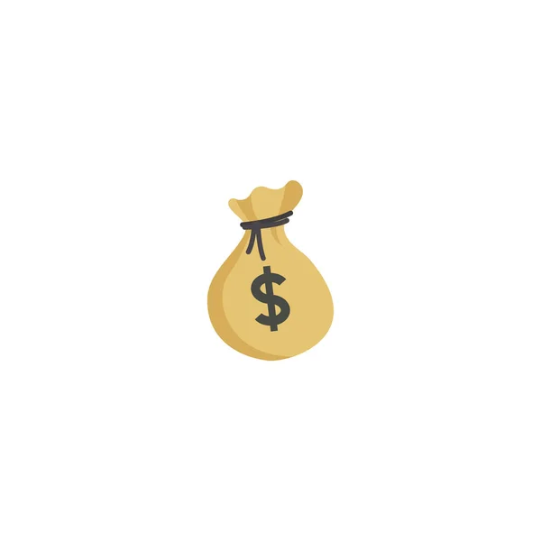 Money Bag Symbol Vorlage Vektor Illustration Design — Stockvektor