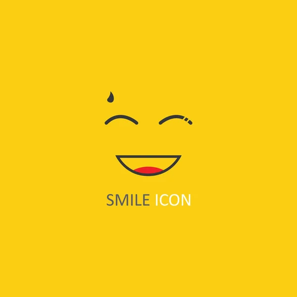 아이콘 미소를 짓거나 행복을 표현하는 — 스톡 벡터