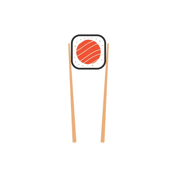 Sushi Bar Logo Sushi Vector Logo Icoon Japanse Specialiteiten — Stockvector
