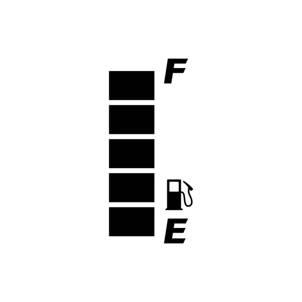 Kraftstoffanzeigevektorlogo Anzeige Kraftstoff Illustration Logo Flachem Stil — Stockvektor