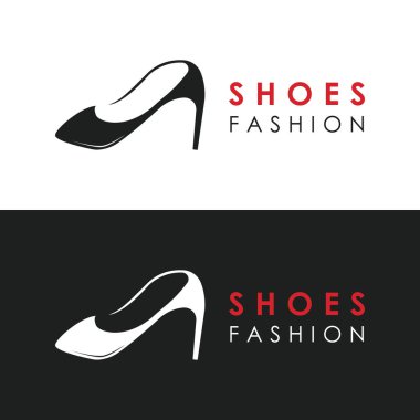 Yüksek Topuklu Kadın Ayakkabıları Logo Simgesi. Moda, Kadın Ayakkabıları Mağazaları ve İşletmeleri İçin Mükemmel.