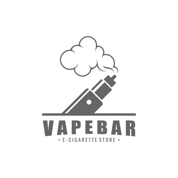 Дизайн Логотипу Вейп Або Електронної Сигарети Векторному Стилі Підходить Вашого — стоковий вектор