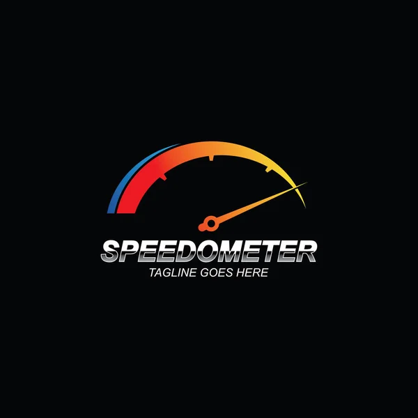 Ikon Logo Kecepatan Speedometer Eps - Stok Vektor