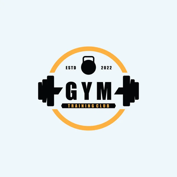Minimalist Konseptli Fitness Merkezi Logosu Tasarımı.