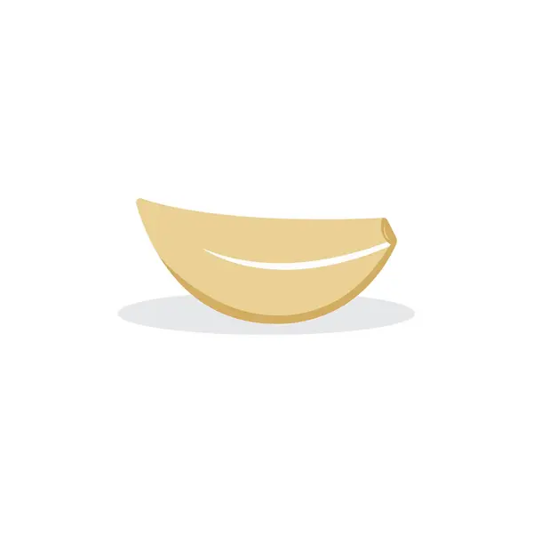Garlic Flat Design Illustration Vector Organic Food Icon — Stock Vector