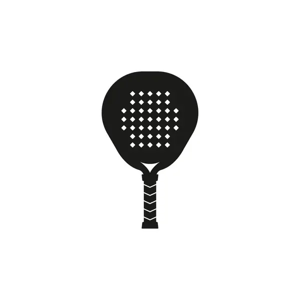 Padel Tenis Ilustracja Vector Concept Tenis Sport Logo Ikona Wektor Stockowy