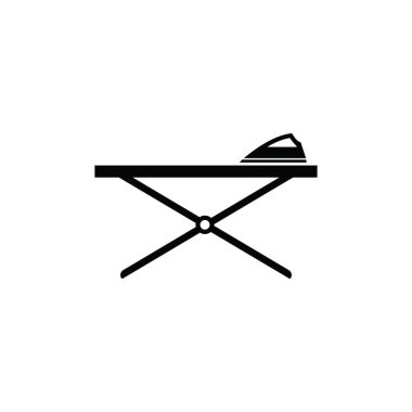 Vektör Ütü Tablosu Düz Tasarımı.