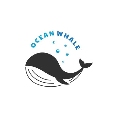 Basit Kavramlı Dev Balina Çizimi.