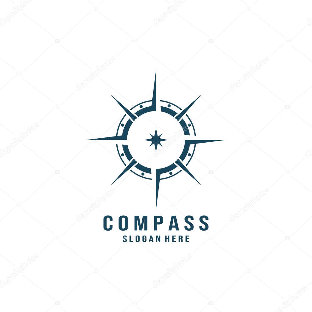 Compass Logo and Symbol With Vector Concept