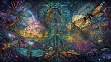 DMT LSD ve Psilocybin Deneyimleri Dua Eden Mantid 'de Gerçeküstü Geziler ve Halüsinasyonlar Araştırması