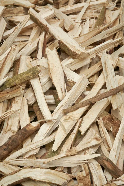 Pile Chopped Firewood Preparation Winter Fireplace Stove Cut Tree Logs — Stock Photo, Image