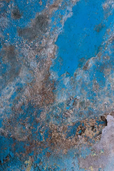 Desgastado Tom Azulado Descolorido Abstrato Textura Fundo Superfície Risco — Fotografia de Stock
