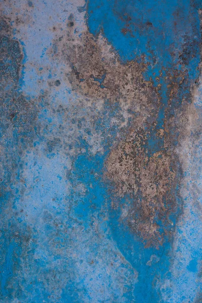 Desgastado Tom Azulado Descolorido Abstrato Textura Fundo Superfície Risco — Fotografia de Stock