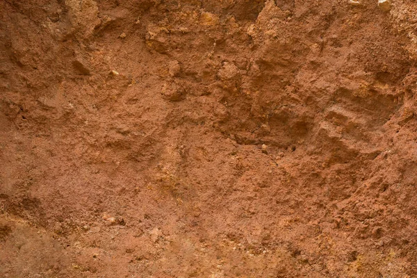 Αφηρημένη Όψη Πλευρά Του Σκάλισμα Χώμα Ορεινή Κίτρινο Κόκκινο Χρώμα — Φωτογραφία Αρχείου