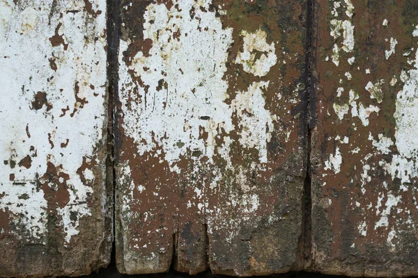 Povrch Starých Omšelých Dřevěných Prken Nebo Desek Oloupanou Barvou Podkladová — Stock fotografie