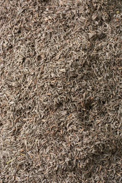 水田用の小屋又は棚田 別名黄色の棚田 棚田又は棚田の山 飼料として使用する土壌と混合する米の穀物の最外層 フルフレーム内の選択的焦点 — ストック写真