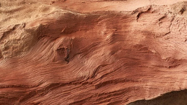 木料抽象的特写 树皮的特写 表面不均匀 红木全框背景 天然花纹墙纸 图形资源 — 图库照片
