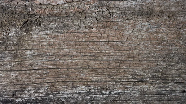 旧的木制背景纹理 自然风化并被时间侵蚀的木制表面 用于摄影 带有裂缝的乡村背景 带有褐色色调的墙纸 用于设计复制空间 — 图库照片