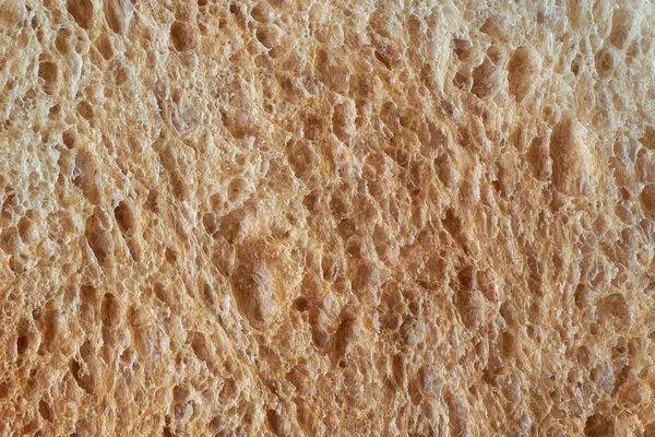 Oberfläche Der Brotkrusten Vollrahmen Beliebtes Lebensmittel Vielen Kulturen Und Verwendet — Stockfoto