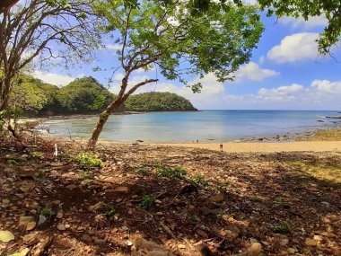 San Juan del Sur, Nikaragua 'daki güzel bakire plajı. Orta Amerika.