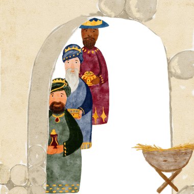 Bilge adamlar Noel çerçeveli elleriyle dijital suluboya boyadılar. Kartlar, çıkartmalar, posterler, kasetler, gerçek Noel kutlaması, dekorasyon için yüksek kalite illüstrasyon. Sevimli minimalist klip sanatı.