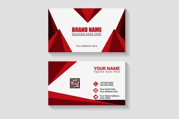 Modern Professional Business Card Design Luxury Business Card Design — Stock Vector