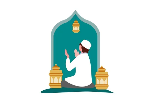 Ramazan Düz Tasarım Çizimi