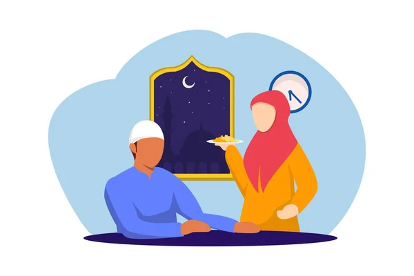 Ramazan Düz Tasarım Çizimi