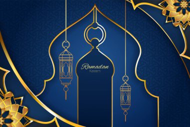 Süslü Ramazan arkaplanı