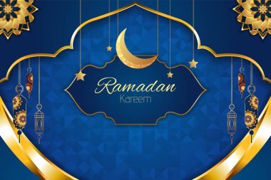 Süslü Ramazan arkaplanı