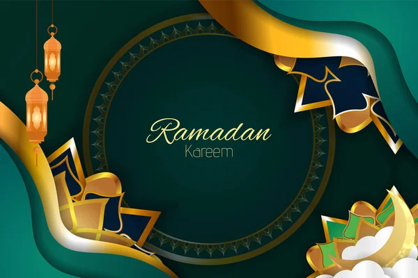 Ramadan Achtergrond Met Ornament — Stockvector